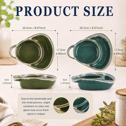 🥣 2-in-1 Anti-Soggy Cereal & Dip Bowl Set – Keep Crunchy & Creamy Separate