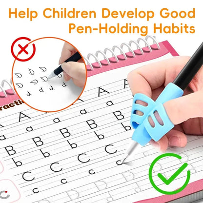 ✏️ Magic Handwriting Practice Book – Fun Reusable Groove Writing Set for Kids 🌈