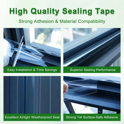 🏠 LIMITED-TIME OFFER: Clear Weather Sealing Tape for Windows & Doors