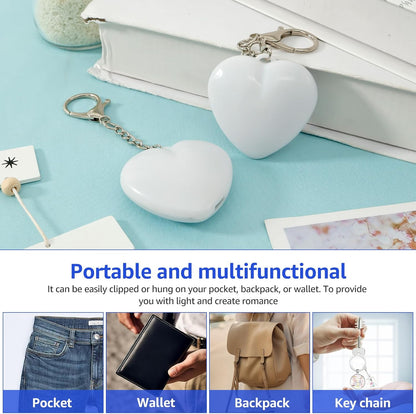 Heart-shaped Handbag Light – USB Rechargeable Touch-Sensitive Wallet Light