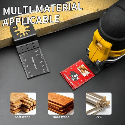 Japanese-Tooth Oscillating Saw Blades — Universal Fit