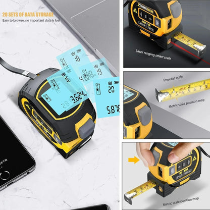 🎁3-In-1 Infrared Laser Tape Measuring