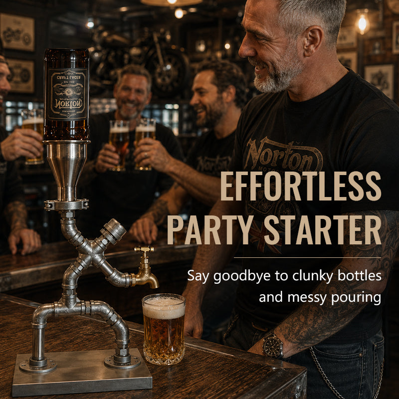 🍾Industrial Style Gravity Drink Dispenser