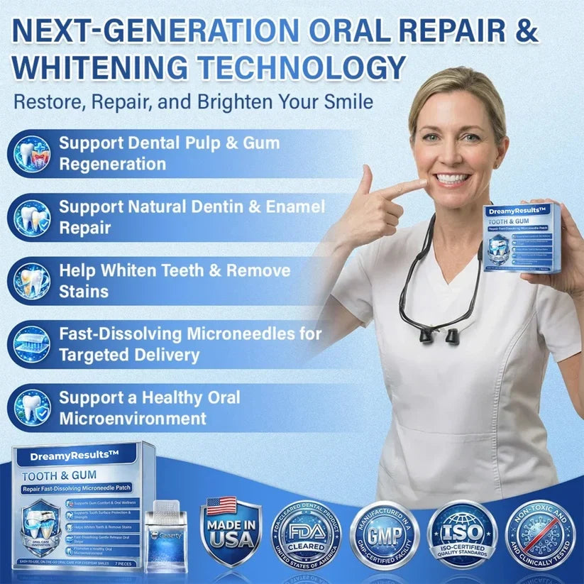 Prime® Tooth & Gum Care Fast-Dissolving Microneedle Patch