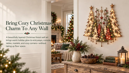 🔥Vintage Woodland Christmas Wall Decor