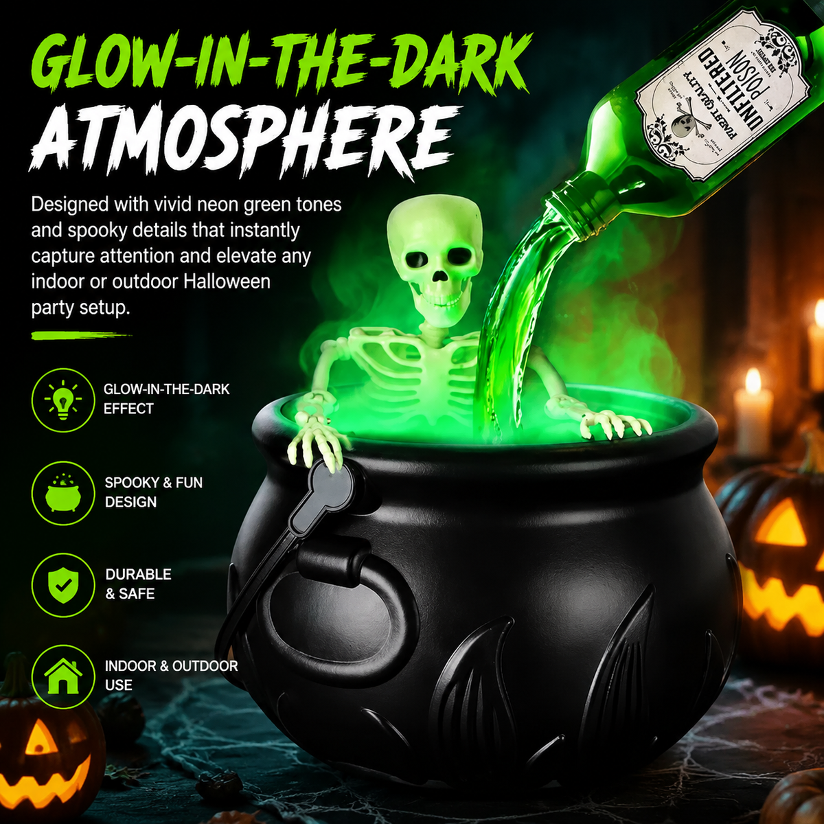 🎃Magical Floating Potion Cauldron