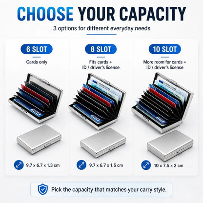 RFID Blocking Metal Card Holder