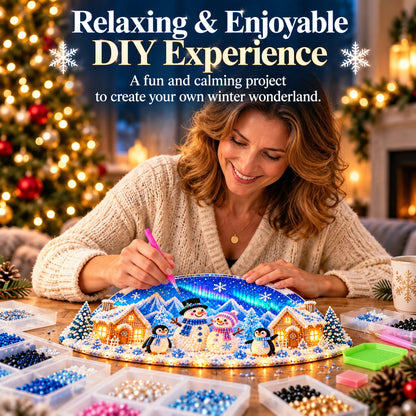 ❄️ DIY Winter Wonderland with Rhinestones & Bead Details