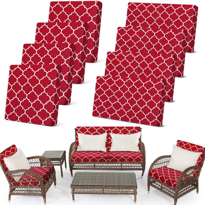 🛋️ Waterproof Outdoor Patio Sofa Cushion Covers 🔥