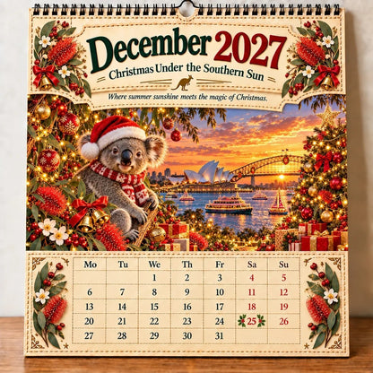 🔥🦘- 2027 Australia 125th Anniversary Wall Calendar 🐨