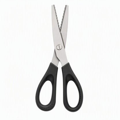 Stainless Steel Pinking Shears – 9.1" Zig Zag Fabric Scissors for Sewing, Quilting, Dressmaking & DIY Crafts
