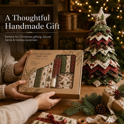DIY Quilted Fabric Christmas Tree Kit
