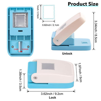Rectangular Postage Stamp Paper Punch