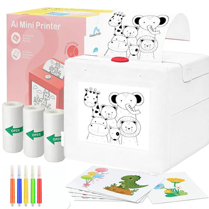 AI Voice-Activated Mini Sticker Printer