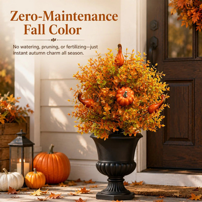 🔥Halloween Early Bird Special Sale 50% OFF - Artificial Fall Pumpkin Tree Stakes🍂