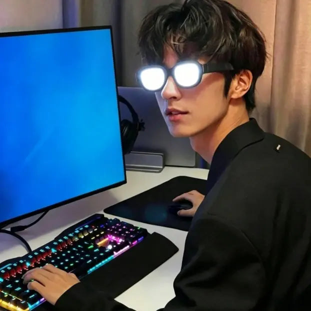 🌟 Futuristic LED Light-Up Party Eyewear 🕶️