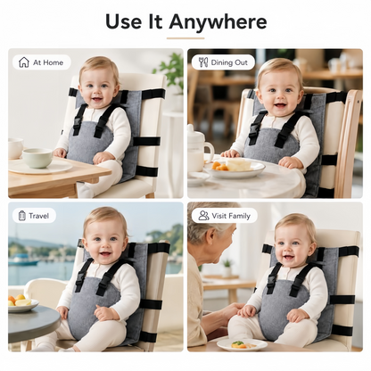 🏅Portable Baby Seat Harness for Dining Chairs