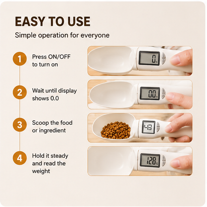💖Hot 49% OFF🥄 Digital Measuring Spoon Scale — High-Precision Food Weighing Spoon