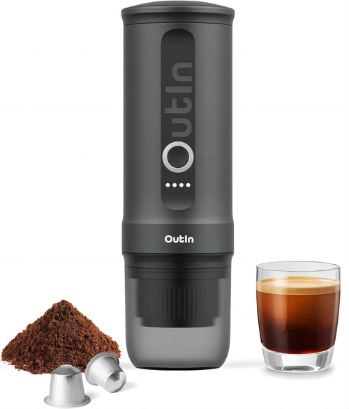 ☕ Portable Electric Espresso Machine – Self-Heating 3-in-1 Travel Coffee Maker