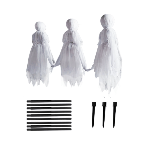 🎃HOT SALE ❤️‍🔥🧙‍♀️Lighted Halloween Witch Stake For Halloween Decoration🎃