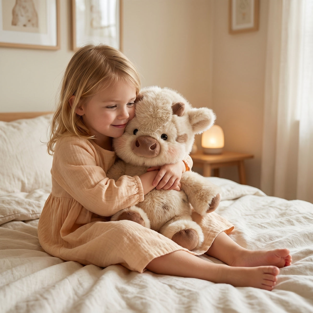 Run Series Highland Cow Plush Toy