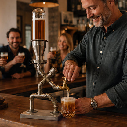 🍾Industrial Style Gravity Drink Dispenser