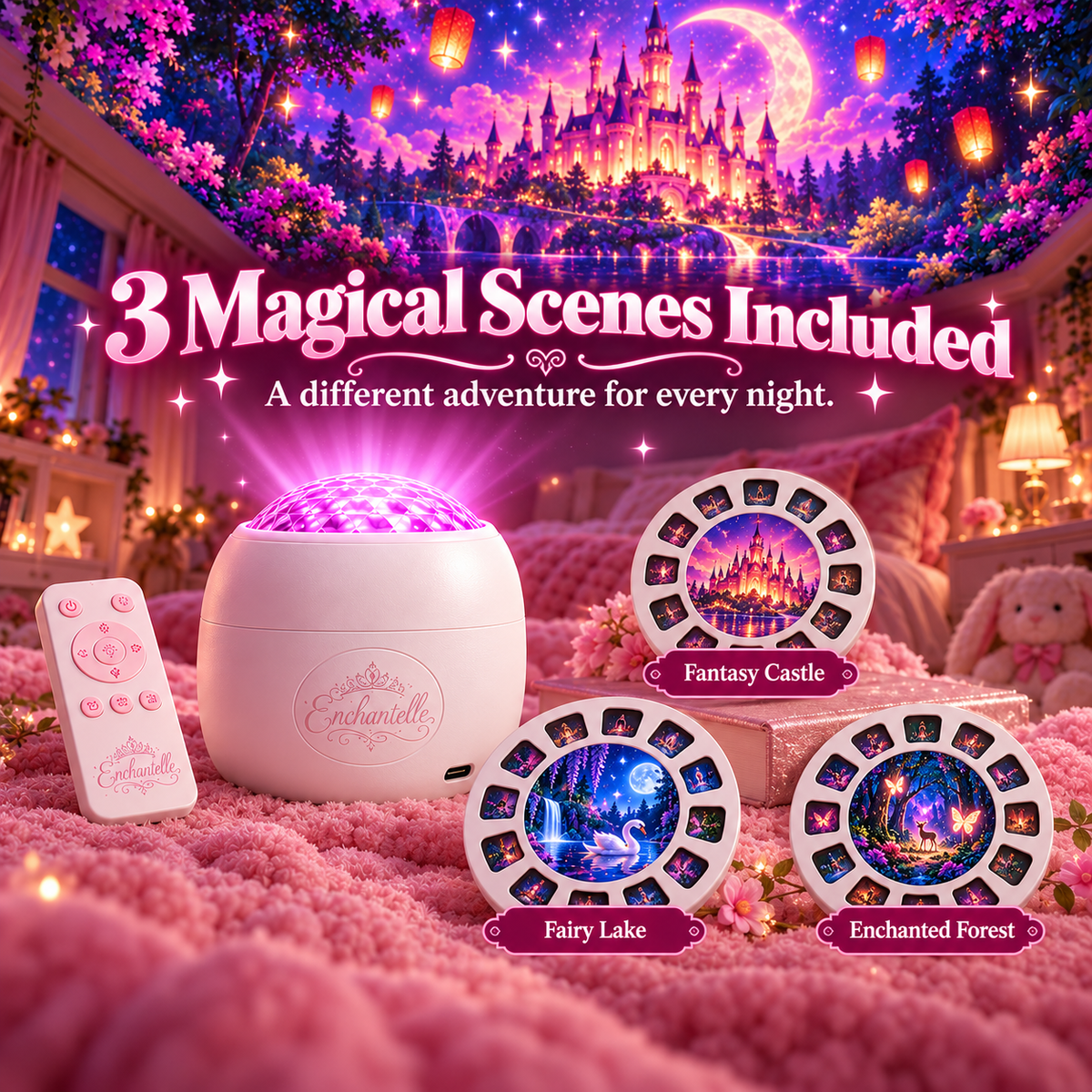 🌌✨Magical Room Projector – Turn Any Room Into a Dreamy Fantasy World🏰