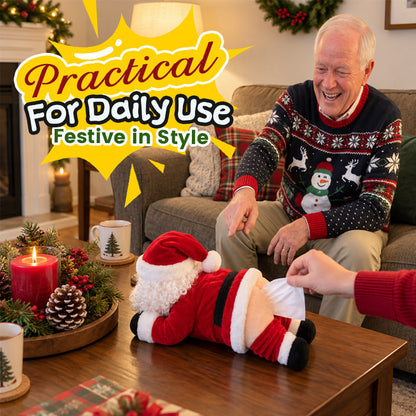 Funny Santa Butt Tissue Box Holder – Hilarious Christmas Decor & White Elephant Gag Gift!!!