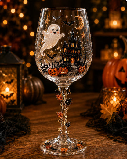 🔥🎁Halloween  Wine Glass Collection Gift Box Set✨