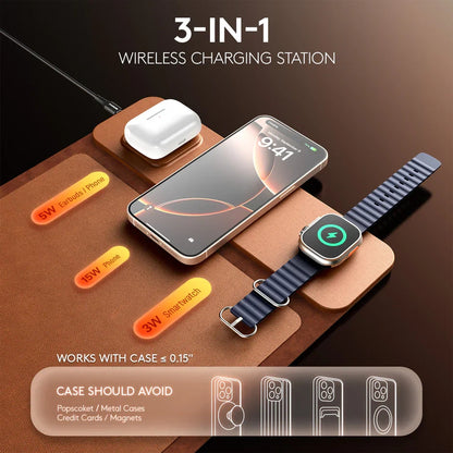 ✨ 3-in-1 Workstation Sleeve for 16" Laptops | 15W Wireless Charging & Ergonomic Stand 💻⚡️💼