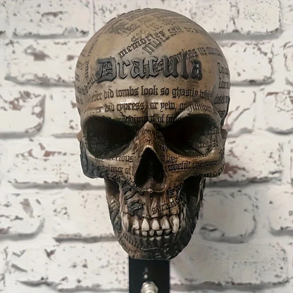 💀 Skull Helmet Wall Holder – Motorcycle Gear Display for Garage & Man Cave