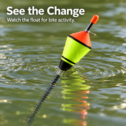 🎣Spring-Loaded Fishing Float with Adjustable Sensitivity