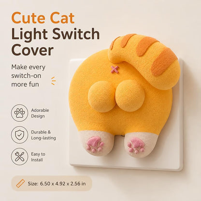 🐱Cute Cat Butt Light Switch Cover