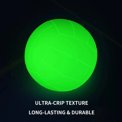 Size 5 Glowing Beach Volleyball With Night Light