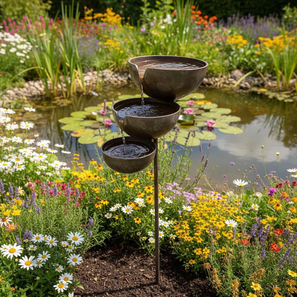 🔥Bring Life Back To Your Garden – Rain Catcher Bird Bath 🌿🐦