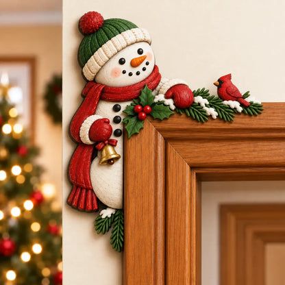 ⏳ Last Day 50% OFF – 🎄 3D Christmas Peekaboo Door Frame Corner Decor | 8 Festive Character Designs with Left & Right Options for Doorways, Entryways & Holiday Corners ✨