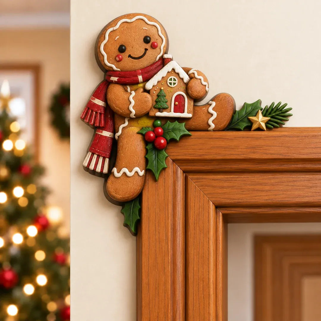 ⏳ Last Day 50% OFF – 🎄 3D Christmas Peekaboo Door Frame Corner Decor | 8 Festive Character Designs with Left & Right Options for Doorways, Entryways & Holiday Corners ✨