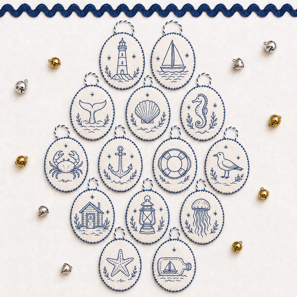 ⏳ Last Day 49% OFF – 🧵Beginner-Friendly DIY Heirloom Oval Embroidery Ornament Kit Collection | Complete Kit with All Tools & Step-by-Step Guide Included 💕