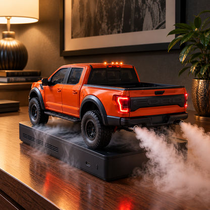 LED Pickup Truck Humidifier – Realistic Exhaust Mist, Raptor-Style Model & Cool Desk Decor