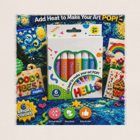 🎁 3D Relief Art Pen – Turn Flat Drawings Into Touchable 3D Art🪄