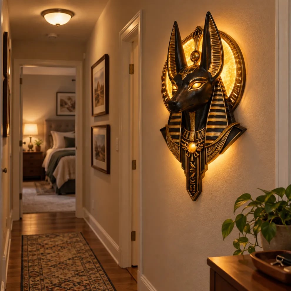 ☀️Anubis Guardian Wall Light™ – ANCIENT PRESENCE. MODERN GLOW