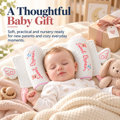 Millet Head-Shaping Pillow for Babies and Toddlers, for Correcting Head Asymmetries in Newborns, Model 06 – Pillow for Side Sleeping with a Removable Insert