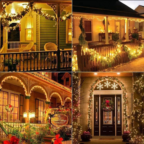 🎁Christmas Sale 50% 🔥2-Pack Solar Outdoor String Lights
