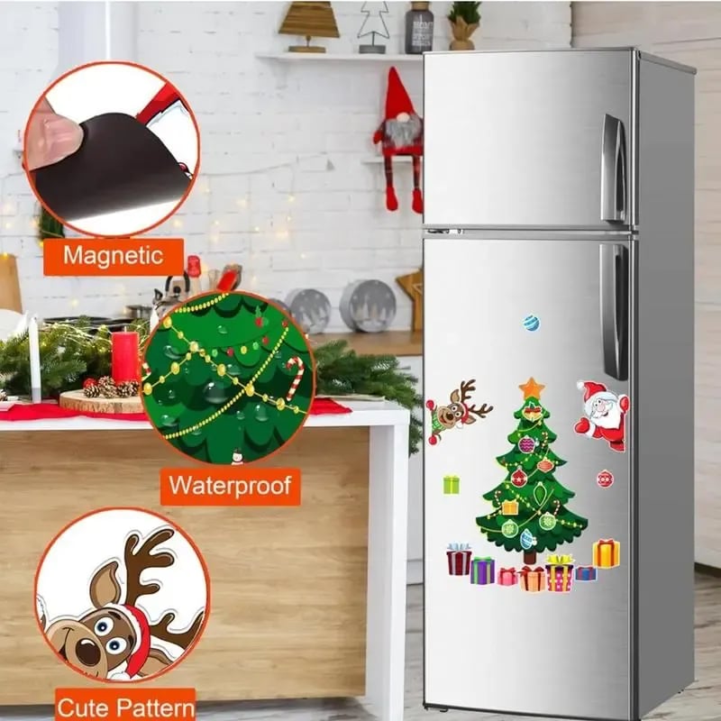 Early Christmas Sale🎁🎄 Christmas Refrigerator Magnets – Festive DIY Fridge Decoration