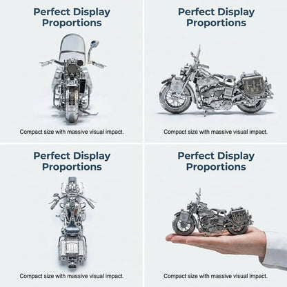 🔥Last Day 49% OFF - 🏍️🧩Silver Motorcycle 3D Metal Assembly Puzzle(📦Buy 2 Free Shipping)