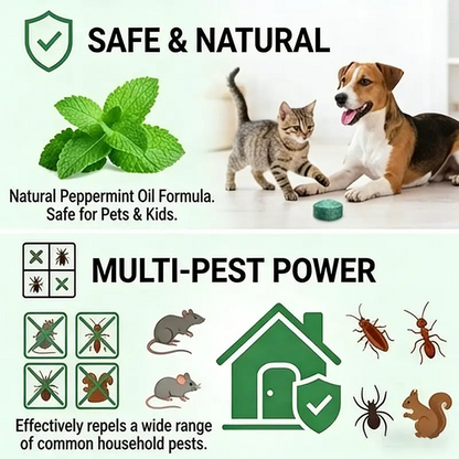 🐀 50% OFF NOW!⚡Bio-Shield🟢Rodent-Insect Repellent Tablets - 10 Pack
