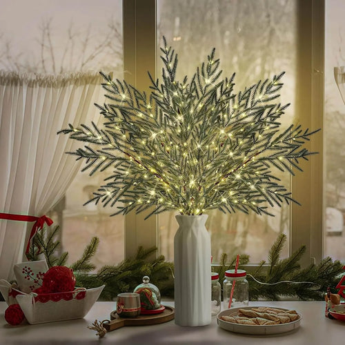🎄 35' Christmas Lighted Norfolk Pine Branches