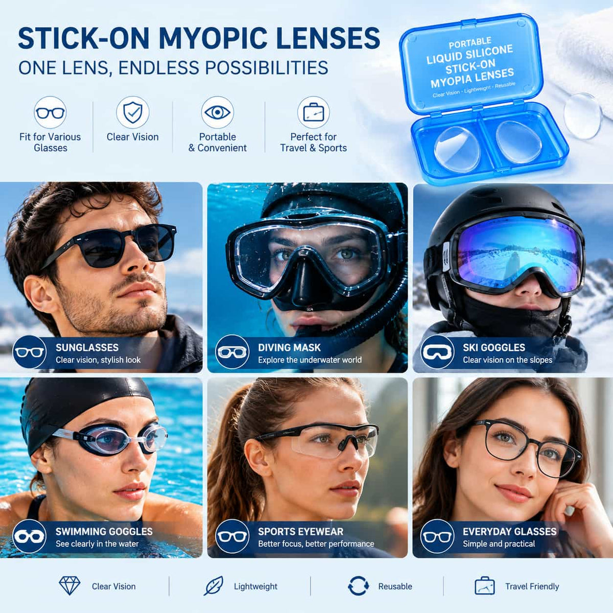 Liquid Silicone Patch Lenses