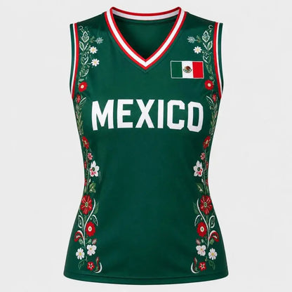 ⚽🔥 Show Your Team Spirit in Style! 🇲🇽☀️Sleeveless V-Neck Soccer Fan Tank | Lightweight Breathable Summer Sports Top 💚🏆