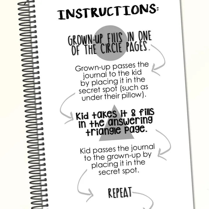Just Between You & Me Kid Back and Forth Journal